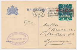 Briefkaart G. 174 I Amsterdam - Groningen 1924 - Entiers Postaux