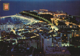 72580036 Monaco Le Port Et Le Rocher De Nuit Monaco - Andere & Zonder Classificatie