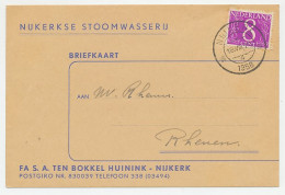 Firma Briefkaart Nijkerk 1958 - Stoomwasserij - Unclassified