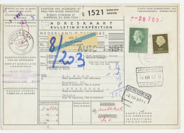 Em. Juliana Pakketkaart Rotterdam - Belgie 1967 - EEG Goed - Unclassified