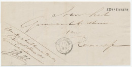 Naamstempel Zonnemaire 1885 - Lettres & Documents