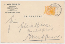 Firma Briefkaart Veenendaal 1925 - Grossier - Zonder Classificatie