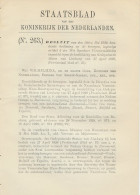 Staatsblad 1929 : Autobusdienst Roermond - Venlo  - Documents Historiques