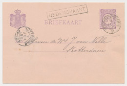 Trein Haltestempel Dedemsvaart 1890 - Cartas & Documentos