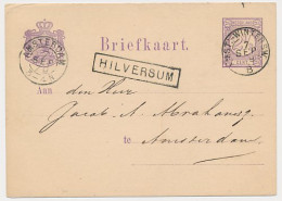 Trein Haltestempel Hilversum 1879 - Covers & Documents