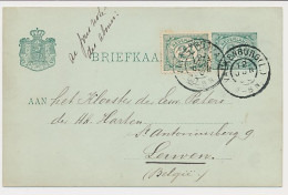 Briefkaart G. 51 / Bijfrankering Valkenburg - Belgie 1900 - Entiers Postaux