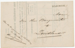 Naamstempel Spijkenisse 1877 - Cartas & Documentos