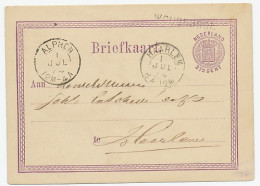 Naamstempel Woubrugge 1874 - Cartas & Documentos