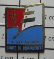 811B Pin's Pins / Beau Et Rare /  MILITARIA / 1944 1994 D-DAY NORMANDIE DEBARQUEMENT COMITE - Army