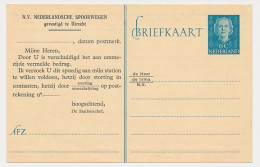 Spoorwegbriefkaart G. NS302 I - Postal Stationery