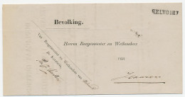 Naamstempel Helvoirt 1870 - Lettres & Documents