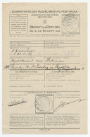 Den Haag - Schiedam 1919 - Bericht Van Ontvang  - Unclassified