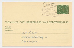 Treinblokstempel : Nijmegen - Roosendaal VII 1962 - Unclassified