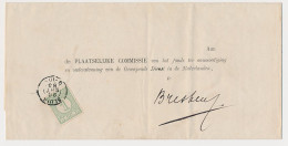 Em. 1876 Sluis - Breskens - Compleet Drukwerk - Covers & Documents