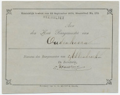 Naamstempel Heenvliet 1884 - Lettres & Documents
