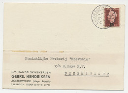 Firma Briefkaart Zoeterwoude 1950 - Kwekerij - Zonder Classificatie