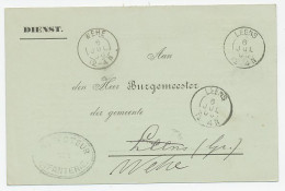 Dienst Leens - Wehe 1906 - Inspecteur Der Infanterie - Non Classés