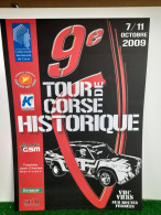 COURSE AUTOMOBILE - TOUR DE CORSE 2009 - AFFICHE POSTER - Auto's