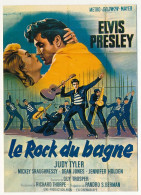 CPM - "le Rock Du Bagne" - Elvis Presley - Affiches Sur Carte