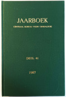 Jaarboek 1987 Centraal Bureau Voor Genealogie, Deel 41 - Autres & Non Classés
