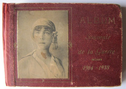 ALBUM POUR CARTES POSTALES - Souvenir De La Guerre 1914 - 1918 - Pour Une Centaine De Cartes - Albums, Binders & Pages