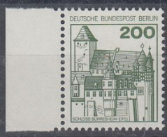 Berlin Mi.Nr.540A - Burgen Und Schlösser - Schloß Bürresheim - Postfrisch - Mit Bogenrand Links - Unused Stamps