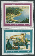 Italia, Italy, Italien, Italie 1974; Turistica, Serie Completa : Portofino + Gradara. New. - Altri & Non Classificati