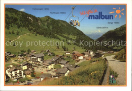 72579507 Malbun Sesselbahn Sareisergrat Kirchlespitz Sommerpanorama Wintersportz - Liechtenstein