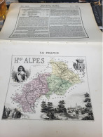HAUTES ALPES/ /DIVISION ADMINISTRATIVE/ABREGE HISTORIQUE/BIOGRAPHIE/STATISTIQUE/VILLES PRINCIPALES//VARIETES - Geographical Maps