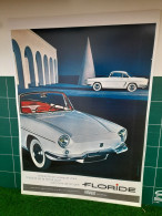 RENAULT FLORIDE CARAVELLE - AFFICHE POSTER - Coches