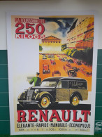 RENAULT 250 KG - DAUPHINOISE JUVAQUATRE - AFFICHE POSTER - KFZ