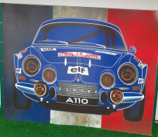 RENAULTALPINE A110 - FRANCE 1973 - AFFICHE POSTER - Coches