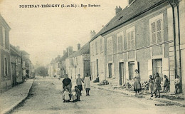 CPA 77 - Fontenay-Tresigny - La Rue Bertaux - Fontenay Tresigny