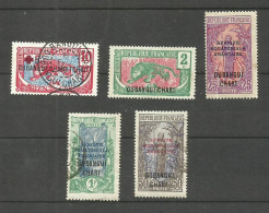 OUBANGUI N°19, 26, 51, 60, 65 Cote 6.30€ - Used Stamps
