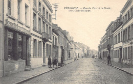 Belgique - PÉRUWELZ (Hainaut) Rue Du Pont-à-laFaulx, Imprimerie César Philippe, éditeur De La Carte Postale - Peruwelz
