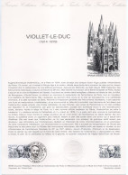- Document Premier Jour VIOLLET-LE-DUC (1814-1879) - PARIS 16.02.1980 - - Altri & Non Classificati