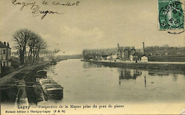 CPA 77 - Lagny - Perspective De La Marne Prise Du Pont De Pierre - Lagny Sur Marne