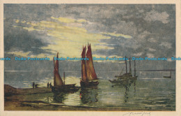 R003657 Old Postcard. Sailing Boats. Italien Gravur - Monde