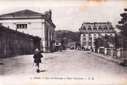 69 - LYON -  Gare De Perrache Et Hotel Terminus - Andere & Zonder Classificatie