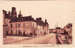 89 - Yonne -  VERMENTON - La Rue Nationale - Tabac - Vermenton