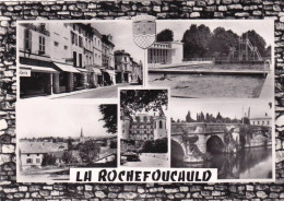 16 - Charente -  LA ROCHEFOUCAULD - Rue Des Halles - La Piscine - Le Pont Sur La Tardoire - Autres & Non Classés