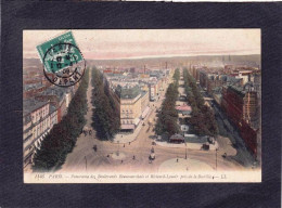 75 - PARIS 11 - Panorama Des Boulevards Beaumarchais Et Boulevard Richard Lenoir Pris De La Bastille - Distrito: 11