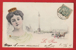 AE277 ARTISTE RUSSE FEMME LITVINNE FELIA CARTE ILLUSTREE LA RUSSE EN 1905 PEU COURANTE - Entertainers