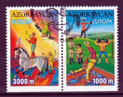 Azerbeidzjan  Europa Cept 2002 Type D Paar Gestempeld - 2002