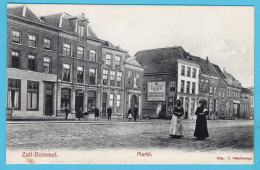 NEDERLAND Prentbriefkaart Markt Zaltbommel - Zaltbommel