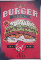 BURGER - AFFICHE POSTER - Other & Unclassified