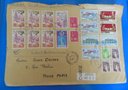 LETTRE CHARGEE DE FRANCE  -  1979  -  RECTO VERSO - Covers & Documents