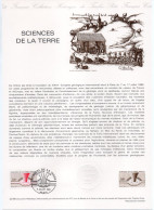 - Document Premier Jour LES SCIENCES DE LA TERRE - PARIS 5.7.1980 - - Documents Of Postal Services