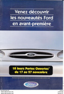 Dépliant FORD Gamme 1996 , Galaxy, Escort GT, Mondeo Ovation 1.8, Fiesta Newport - Publicités