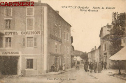 VERNOUX ROUTE DE VALENCE HOTEL GOUNON 07 ARDECHE - Vernoux